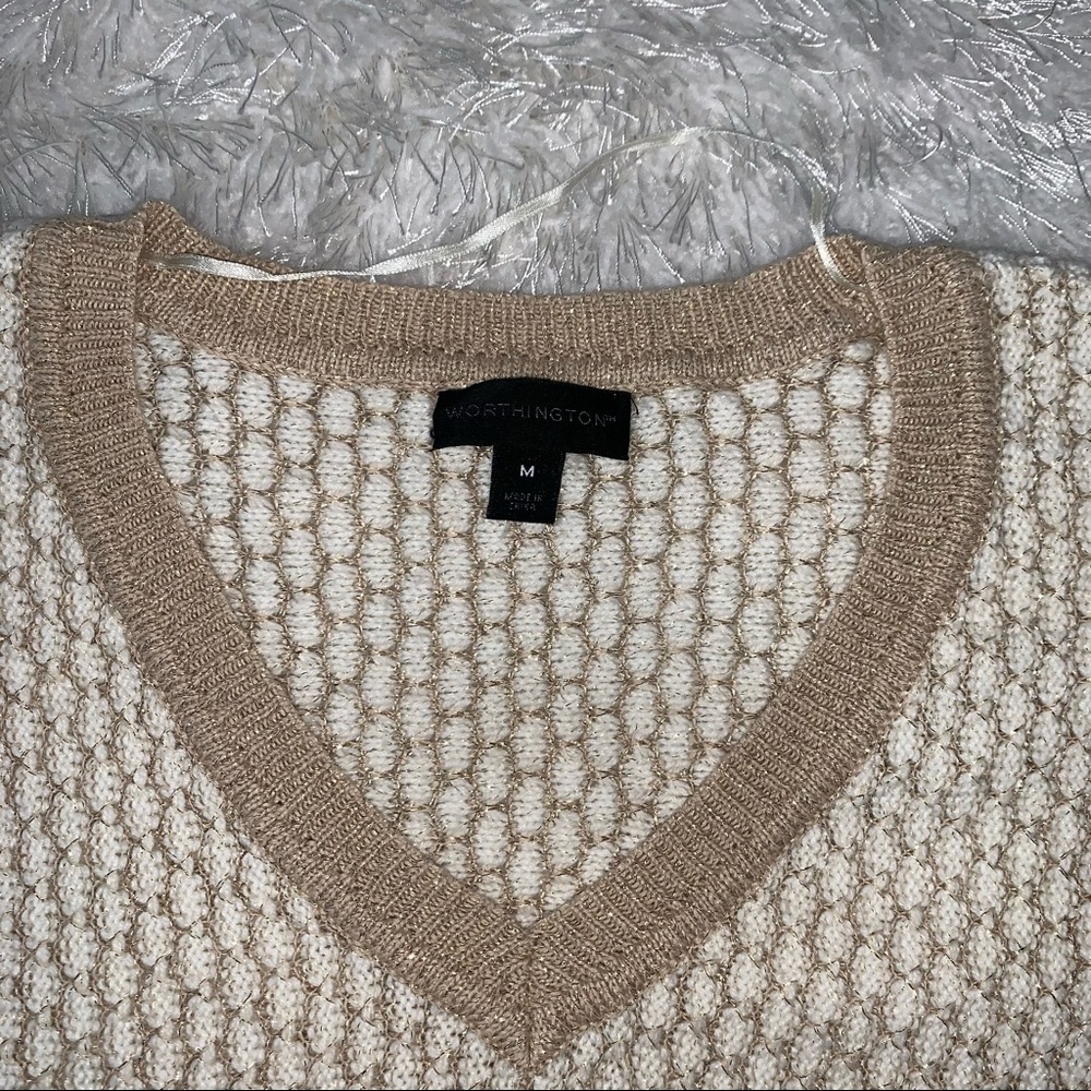 Women's Loose Short Sleeve Sweater T-Shirt - Picture 2 of 4